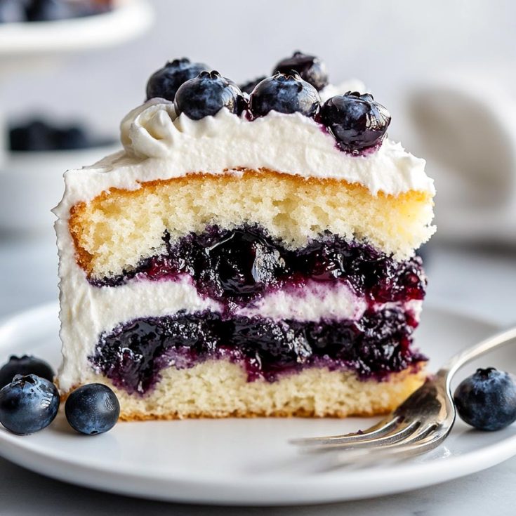 BLUEBERRY CAKE - 1 Piece